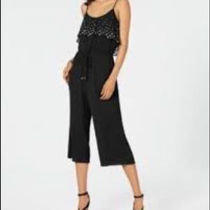 NWT Michael Kors Flounce Studded Jumpsuit XXS
